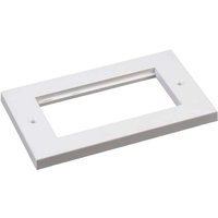FDL 86 x 145mm MODULAR FACEPLATE - 2 GANG / 4 MODULE 100 x 50mm