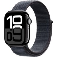 Apple Watch Series 10 GPS + Cellular 42mm Jet Black Aluminium Case wit