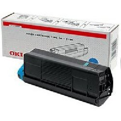 Oki 42804507 Toner Cyan. 3K Pages/5% For Oki C 5200