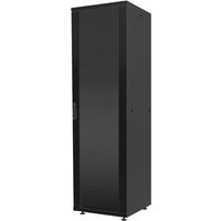 LogiLink D22E68B rack cabinet 22U Freestanding rack Black