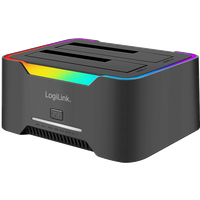 LogiLink USB 3.2 Gen1 Docking Station. 2-Bay. for 2.5/3.5" SATA H