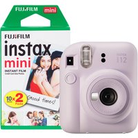 Fujifilm Instax Mini 12 Instant Camera - Lilac Purple - Camera + 20 Sh