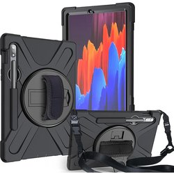 Estuff Austin Defender Case For Samsung Galaxy Tab S7/S8 - Black
