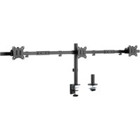 LevelOne Equip 650158 17-32 Articulating Triple Monitor Desk Mount Bra