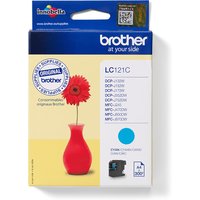 Brother LC-121C Ink cartridge cyan. 300 pages ISO/IEC 24711 3.9ml for