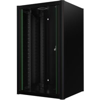 Lanview RWM20U56BL rack cabinet 20U Wall mounted rack Black