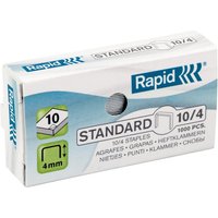 Rapid Staples Standard 10/4 Galvanized Box of 1000