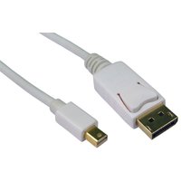 Cables Direct CDLMDP-100 DisplayPort cable 1 m Mini DisplayPort White