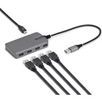 StarTech.com 4-Port USB-A Hub. 5Gbps. Bus Powered. USB-A to 4x USB-A H