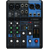 Yamaha MG06X audio mixer 6 channels Black