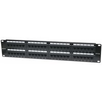 Intellinet Patch Panel. Cat5e. UTP. 48-Port. 2U. Black