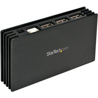 StarTech.com 7 Port Black USB 2.0 Hub - TAA