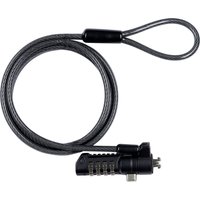 eSTUFF GLB220102 cable lock Black 1.8 m