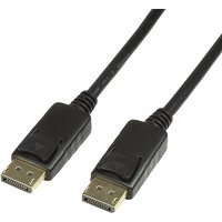 LogiLink CV0076 DisplayPort cable 7.5 m Black