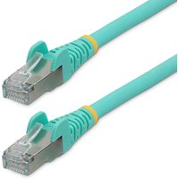 StarTech.com 7m CAT6a Ethernet Cable - Aqua - Low Smoke Zero Halogen (