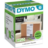 Dymo S0904980 DirectLabel-etikettes XL white 104mm x159mm Pack=220 for