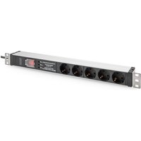 Digitus Socket strip with aluminum profile and switch. surge protectio