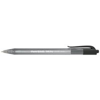 Papermate InkJoy 100 RT Black Clip-on retractable ballpoint pen Medium