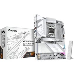 Gigabyte X870 Aorus Elite X3D Ice Amd AM5 Socket Motherboard. Atx. 4X