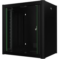 Lanview RWP12U45BL rack cabinet 12U Wall mounted rack Black