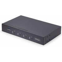 StarTech.com 4-Port KM Switch with Mouse Switching. USB Switch for Key