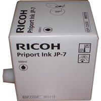 Ricoh 893713/JP7 Ink black. 5x6.5K pages 500ml Pack=5 for Ricoh JP 735