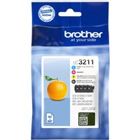 Brother LC-3211VAL Ink cartridge multi pack Bk.C.M.Y Blister. 4x200 pa
