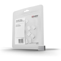 Lindy USB Type C Port Blockers (Without Key) - Pack of 10. White
