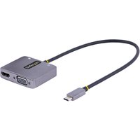StarTech.com USB C Video Adapter. USB C to HDMI VGA Multiport Adapter.