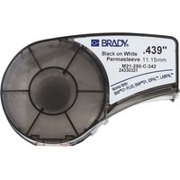 Brady M21-250-C-342 printer label Black. White