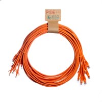 Cablenet 2m Cat6 RJ45 Orange U/UTP LSOH 24AWG Snagless Booted Patch Le