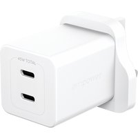 PanzerGlass empower™ by ® Turbo 45W Charger incl. 2 x USB-C | UK Plug