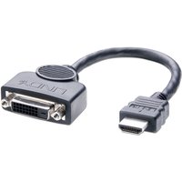 Lindy DVI-D Female to HDMI Male Adapter Cable. 0.2m
