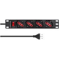 Lanview LVR-2MIT-SW-IT4 power distribution unit (PDU) 1U Black