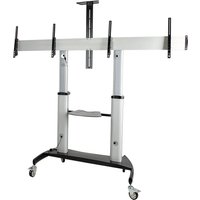 StarTech.com Dual TV Cart for 37-60in VESA TVs up to 110lb/50kg each
