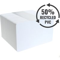 Dyestar White 760 Micron 50% Recycled PVC Cards (Pack 100)