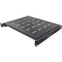 19" Sliding Shelf. 1U. For 600 to 800mm Depth Cabinets