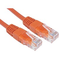 Cables Direct UTP CAT5e 3m networking cable Orange U/UTP (UTP)