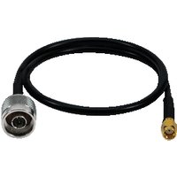 LogiLink 0.5m RP-SMA/N signal cable Black