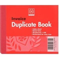Silvine DUP INVOICE BOOK 616 PK12