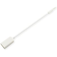 Microconnect AUDUSBFW audio cable 0.2 m 3.5mm USB Type-A White