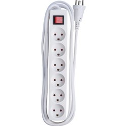 Microconnect MC-GRU0630DK Power Extension 3 M 6 Ac Outlet(S) Indoor Wh Microconnect MC-GRU0630DK Power Extension 3 M 6 Ac Outlet(S) Indoor Wh