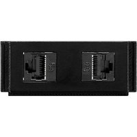 AMX HPX-N102-RJ45 outlet box Black