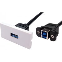 Cables Direct USB3 Euromod USB cable USB 3.2 Gen 1 (3.1 Gen 1) USB A U