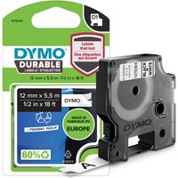 Dymo 1978364 DirectLabel-etikettes black on white Vinyl 12mm x 5.5mm f