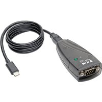 Tripp Lite USA-19HS-C USB-C to Serial DB9 RS232 Adapter Cable - 3 ft.