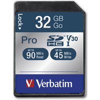 Verbatim Pro 32 GB SDHC UHS Class 10