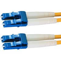 Cablenet 15m OS2 9/125 LC-LC Duplex Yellow LSOH Fibre Patch Lead