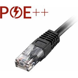 Cablenet 3M Cat6 RJ45 Black U/Utp Pvc 24AWG Flush Moulded Booted Patch