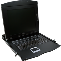 LogiLink KVM Console with 17" LCD Screen. VGA. US keyboard layout